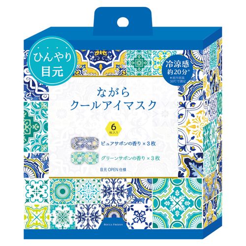 4991936077548



1007754



ほんやら堂
ながらCOOLアイマスク 1箱（6枚入）