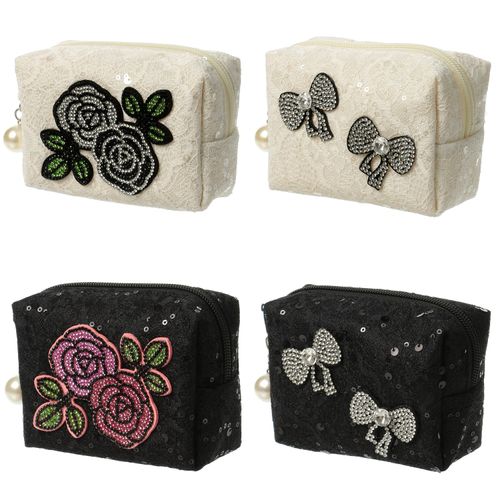 ＲＥＮ
デコレーション レーススパンコールポーチ