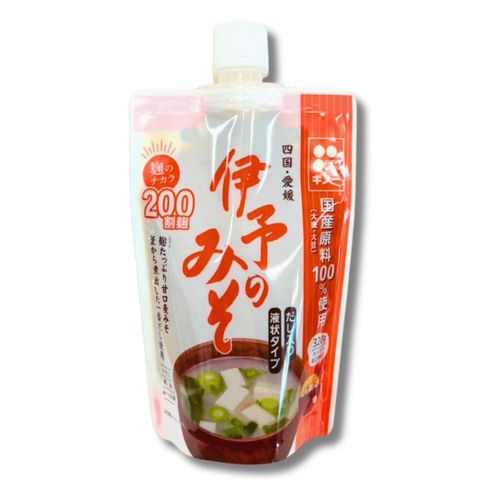 4971989511183



ｷﾞﾉｰﾐｿ



トライ・インターナショナル
伊予のみそ（だし入り麦みそ） 液状