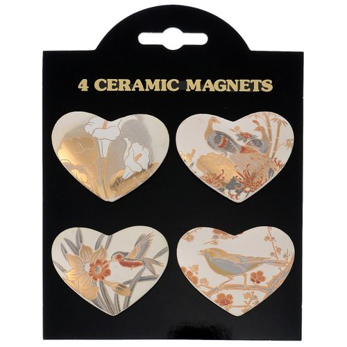 E/145 ﾊｰﾄｶﾞﾀ



明光陶器
陶器マグネット ハート形4個入