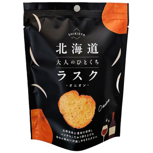 4582256508302







四季舎
北海道 大人のひとくちラスク オニオン