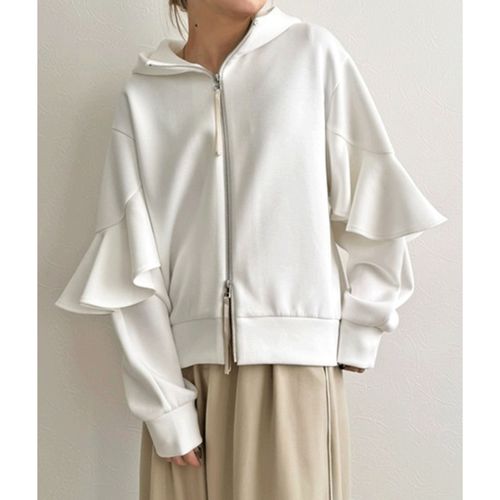光世
LHELBIE ラッフルスリーブジップパーカ
