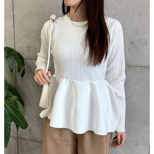 ドリーム
ROSIEE 裾ペプラムKnit