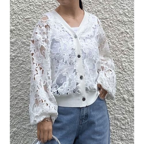 ドリーム
ROSIEE レースチュールドッキングカーディガン