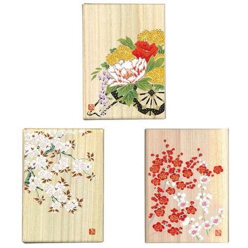 株式会社長谷川松寿堂
桐箱葉書サイズ／型友禅