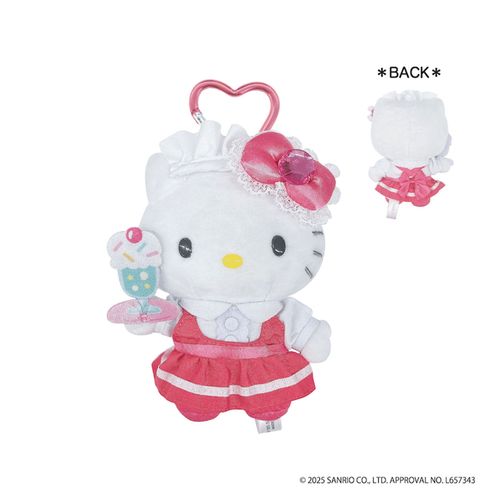 4571542996411



KT01-16



ティー・シー・ピー
ハローキティ ラブリーフリルマスコットキーホルダー メイド レッド
