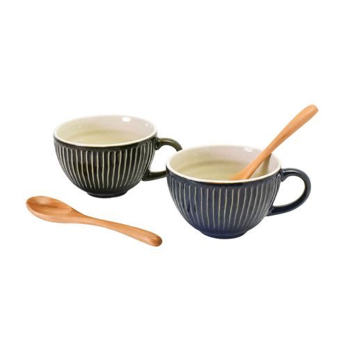 4516657222574



0266771



アイトー
ペアスープカップ グリーン＆ネイビー