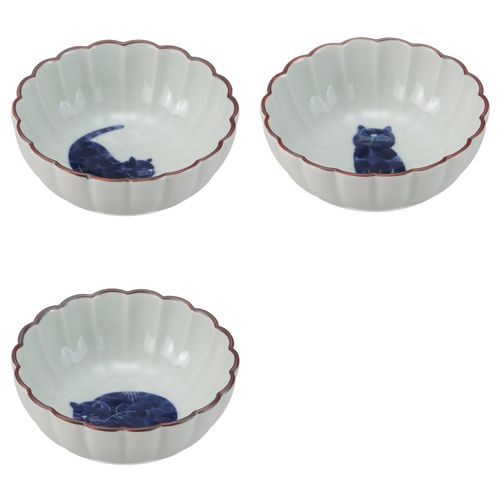 4965451257112







西海陶器
呉須猫 菊割小付