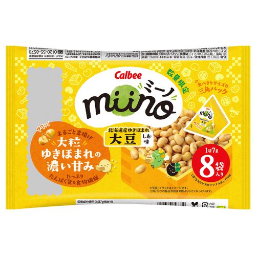 4901330648848



0



アイネット
miino ミーノ 大豆しお味三角パック