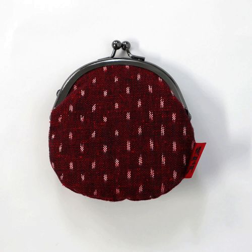 オカモト商店
久留米絣 がま口2．5寸 丸型小銭入