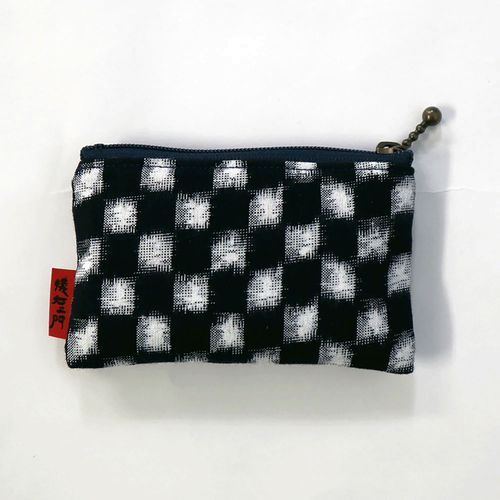 オカモト商店
久留米絣 ファスナー付四角型小銭入