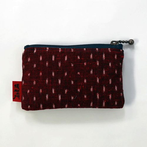 オカモト商店
久留米絣 ファスナー付四角型小銭入