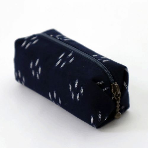 オカモト商店
久留米絣 ファスナー付風船ポーチ