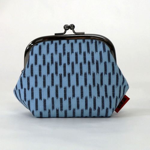 オカモト商店
久留米絣 がま口3．5寸大 角丸