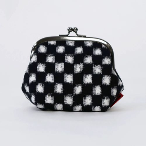 オカモト商店
久留米絣 がま口3．5寸大 角丸