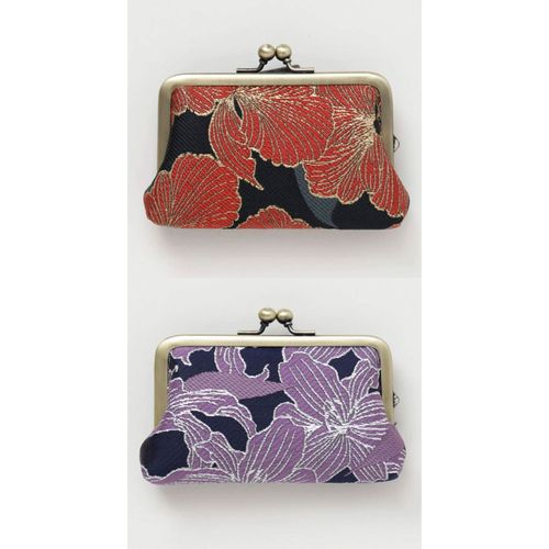 アミナコレクション
華やか四角がま口