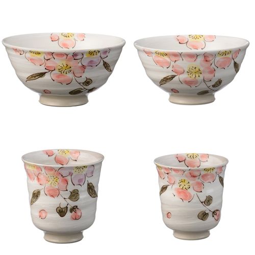 株式会社陶もと
粉引桜飯碗・湯呑