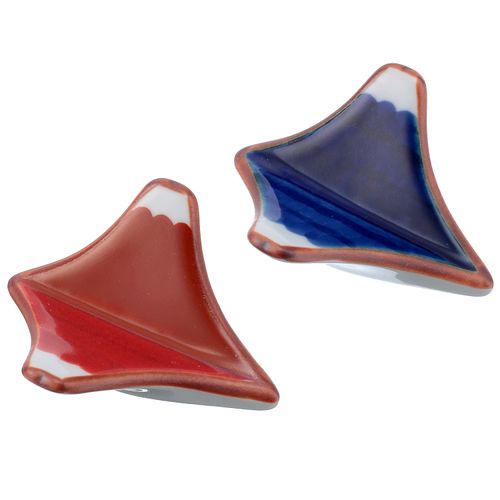 光和陶器株式会社
富士山箸置青赤