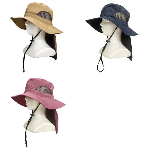 4988441732338







丸和貿易
UVカット帽子 サファリハット ソリッド