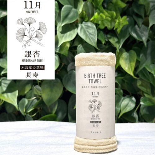 0



リズム
バースツリタオル11月「長寿」ギンナン