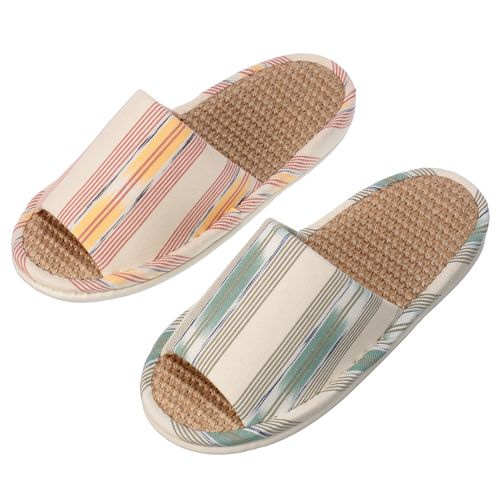 0



ラッキー産業
ミックスストライプ麻中スリッパM