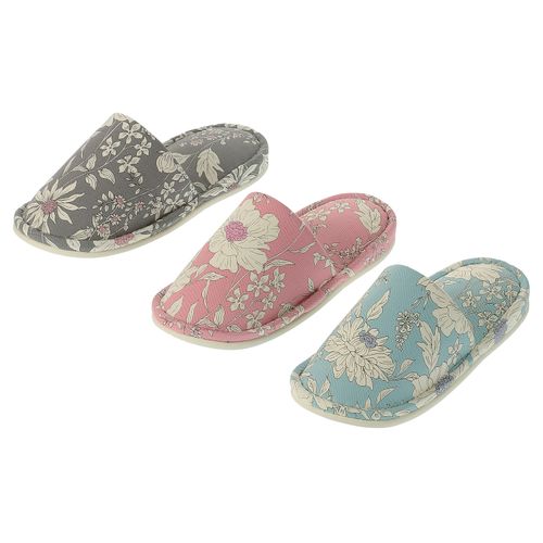 0



ラッキー産業
花柄外縫いスリッパS