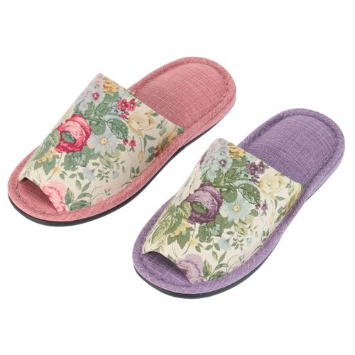 0



ヨシチカ
麻プリント花束外縫いスリッパ