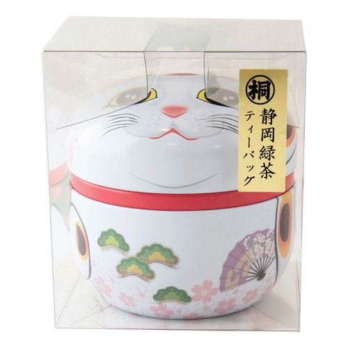 4961292806045







葉桐
鈴子缶 招き猫缶 白 静岡茶TB