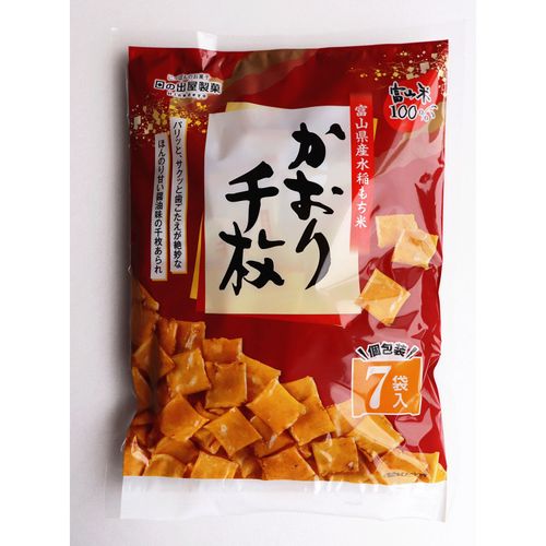 4902403260950



13G X 7



日の出屋製菓産業
かおり千枚7袋入り