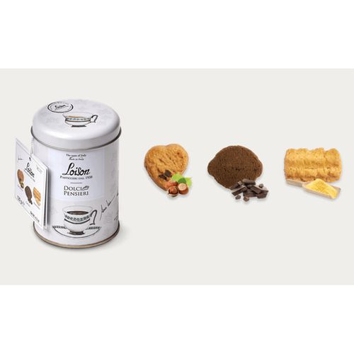 0799729011656



0



クローマライフ
LOISON ビスケット缶クラシック（ヘーゼルナッツチョコ、ココア、コーンフラワー）