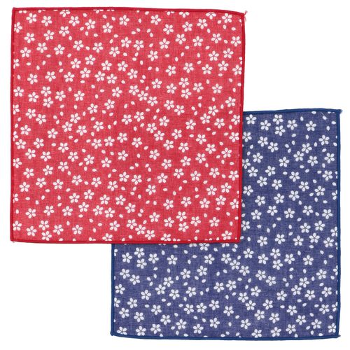 ミクラ
リバーシブルガーゼハンカチ 小桜