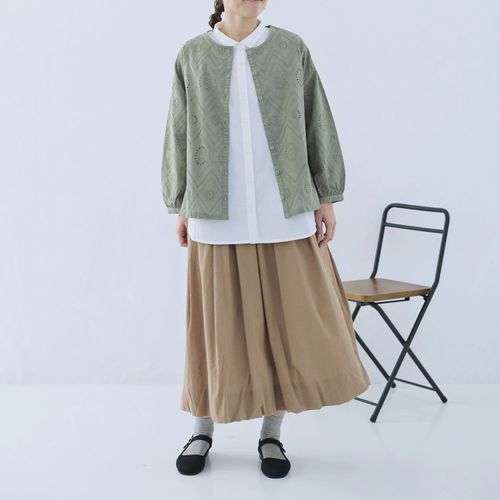 ノンノ
cloudnine ノンノ 60sコットン生地 総レース 9分袖 ショート丈アウター