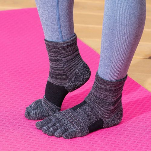 4966635529766







ニッティド
knitido ラン・エアークッション マーブルメッシュ ロークルー 5本指ソックス