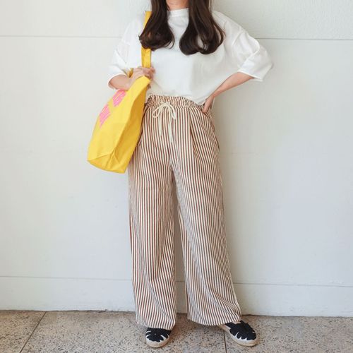 山本定
ストライプイージーパンツ