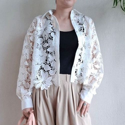 ザンパ
ザンパ ボタニカルレースショートシャツ