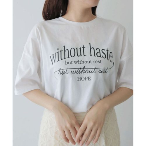 三澤
vingtroisドライタッチコットンカーブロゴTシャツ