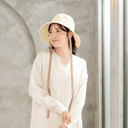 志成販売
軽くて涼しい たためるペーパークロシェハット