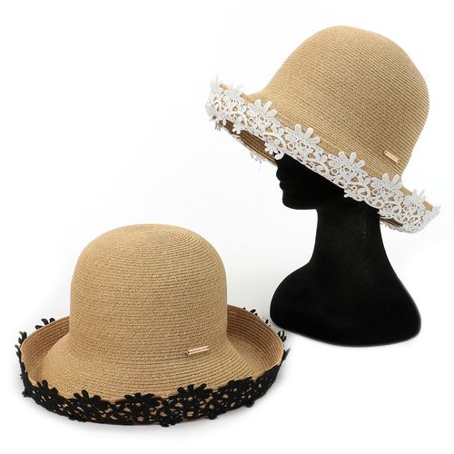 サード　コレクション
レース付きエッジアップペーパーハット