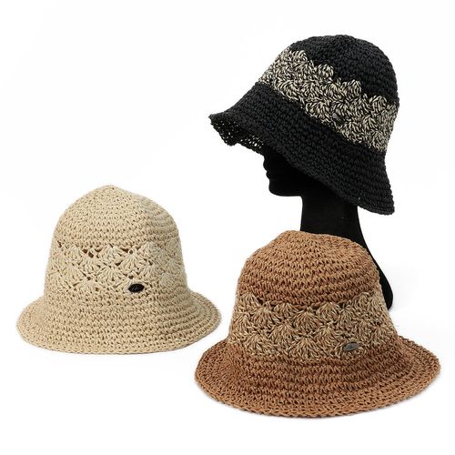 サード　コレクション
細編みペーパーバケットハット