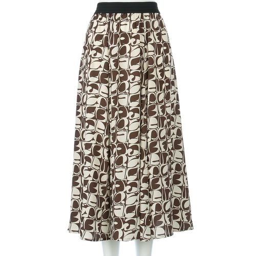 ヤギ
幾何プリントフレアースカート