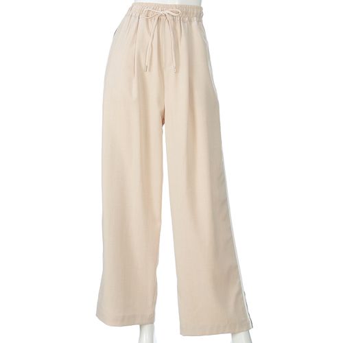 ヤギ
サイドバイカラーパイピングアクセントイージーパンツ