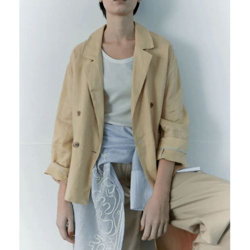 2512617261630







アンリミ
doux bleu リネンワイドジャケット