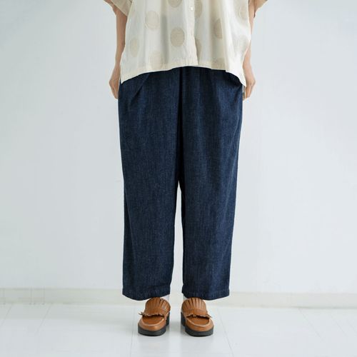 大磯産業
6．5綿麻甘撚りデニム ルーフポケットパンツ
