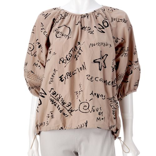 藤江商事
英字プリントブラウス