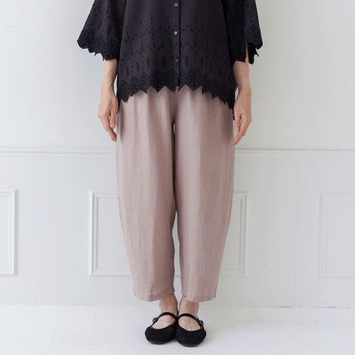 ピープル
Crea delice リネンウエストゴムバルーンパンツ