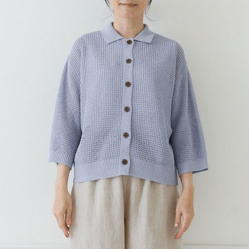 ピープル
Crea delice 襟付きワイドニット