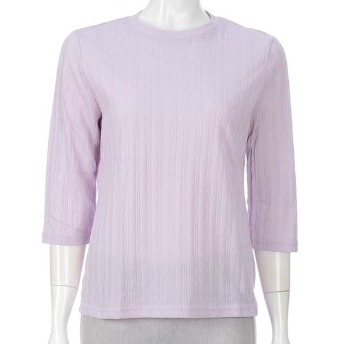 ビワレ
リンクスジャカードケーブル柄カットソー