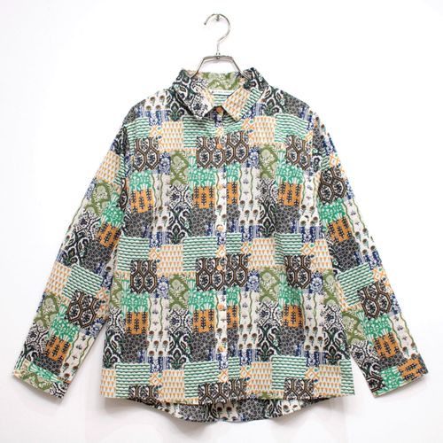 ジジョン
T’BIS STUDIO ボイルプリントパッチワーク長袖シャツ