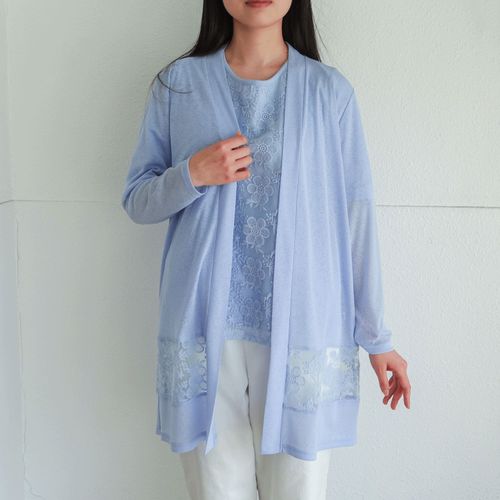 玉一商店
刺繍切替カーデアンサンブル