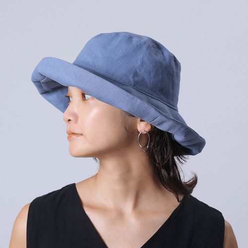 志成販売
折りたためて洗える リネン ストールハット